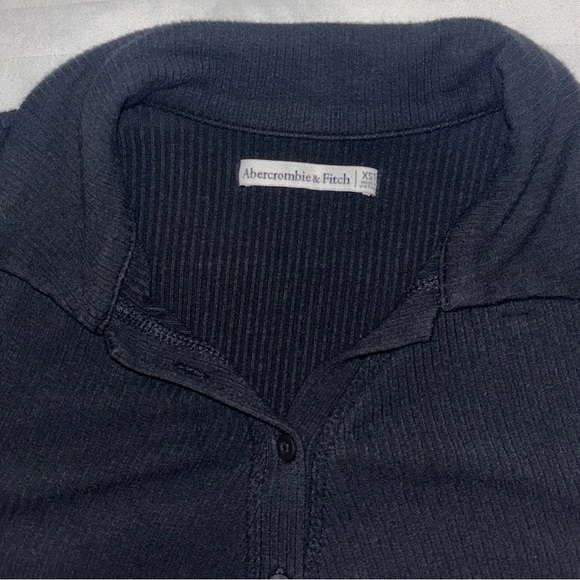 Abercrombie Ribbed Knit Shirt Dress - Tall - Picture 5 of 9